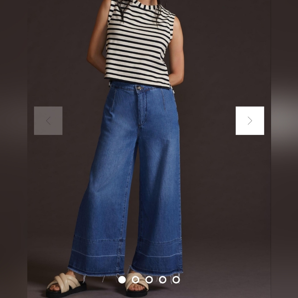 Anthropologie Pilcro Castaway High-Rise Jeans 32 Petite
